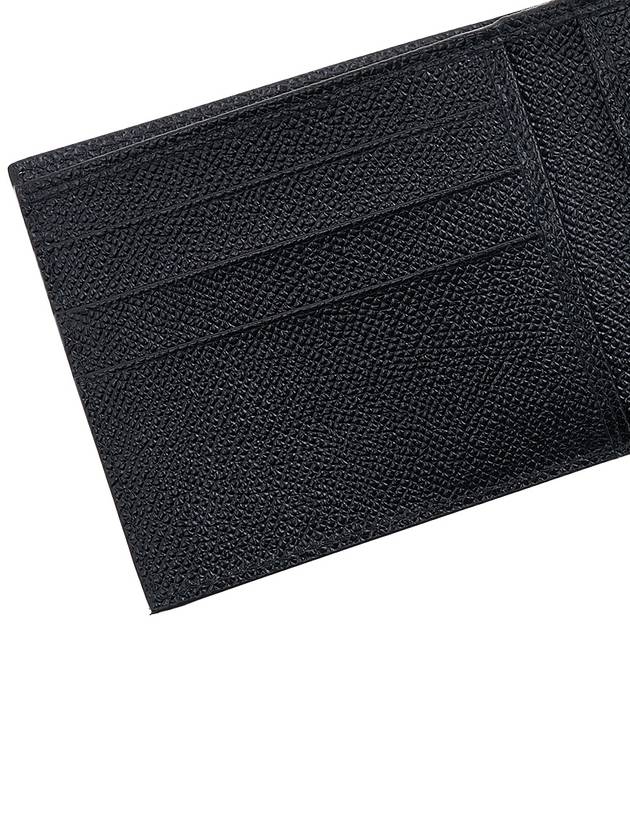 DG Logo Print Calfskin Half Wallet Black - DOLCE&GABBANA - BALAAN 8