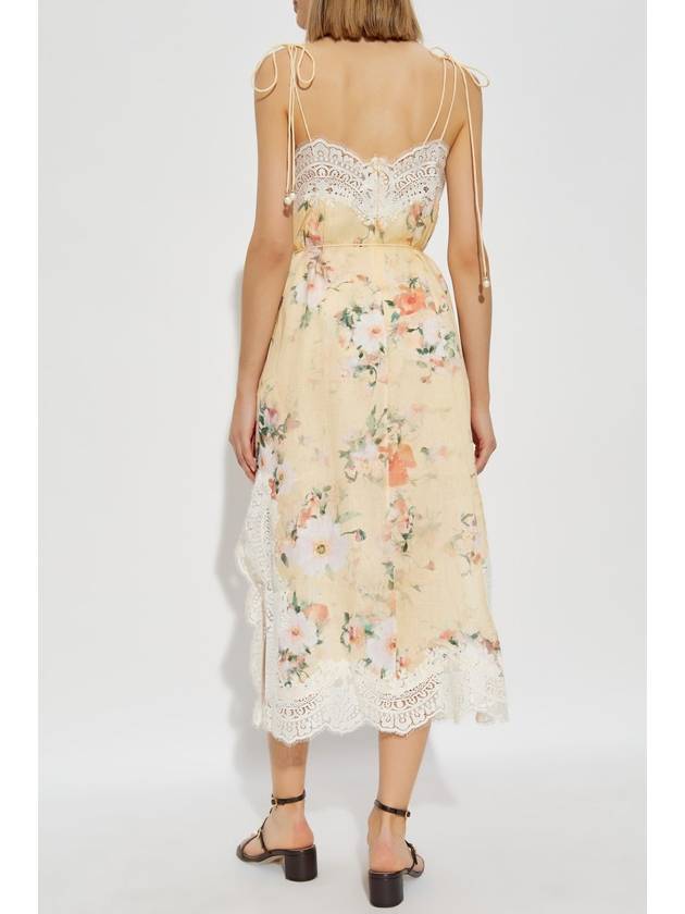 Zimmermann Dress With Floral Motif, Women's, Yellow - ZIMMERMANN - BALAAN 4