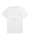 Men's Embroidered Pony Short Sleeve T-Shirt White - POLO RALPH LAUREN - BALAAN 2