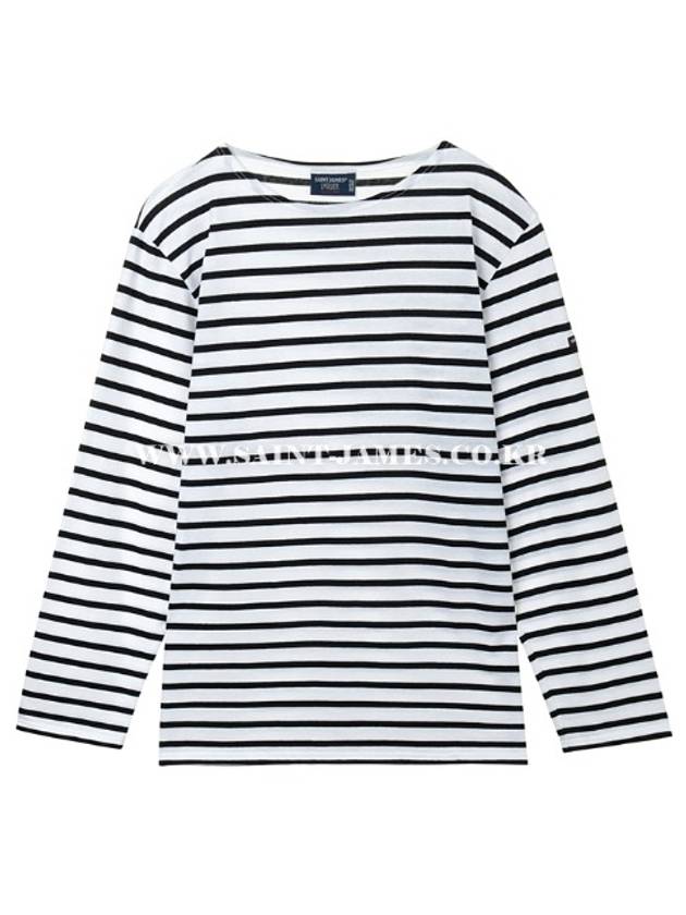 Men's MINQUIERS 18 Neige Noir Long Sleeve TShirt - SAINT JAMES - BALAAN 1