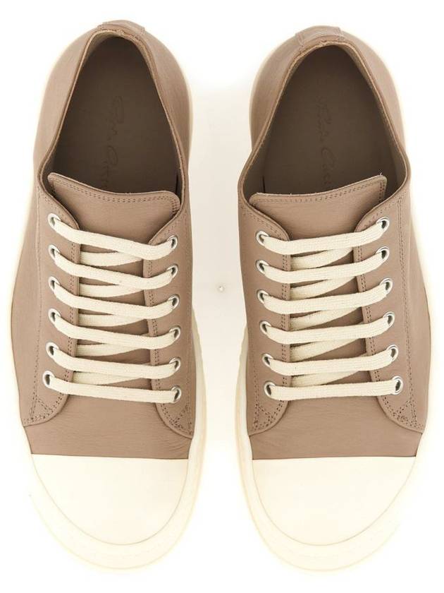 Rick Owens Leather Sneaker - RICK OWENS - BALAAN 6