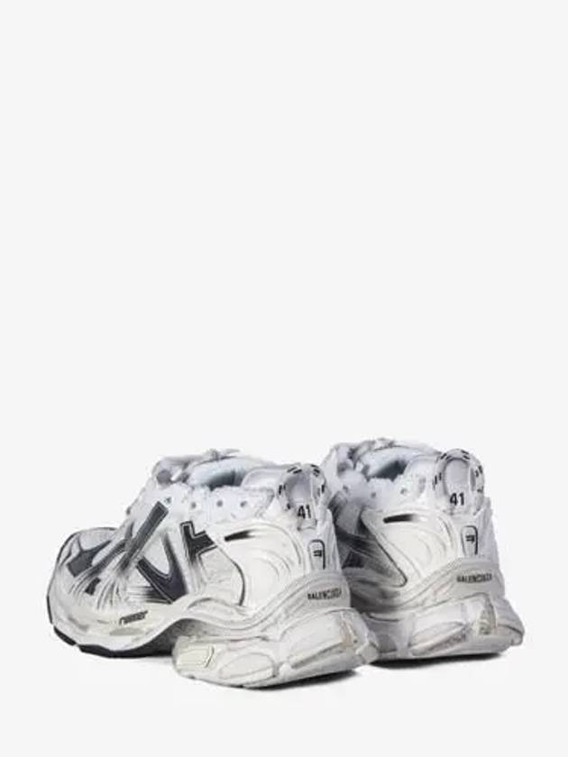 Runner Gradient Low Top Sneakers White Black - BALENCIAGA - BALAAN 5