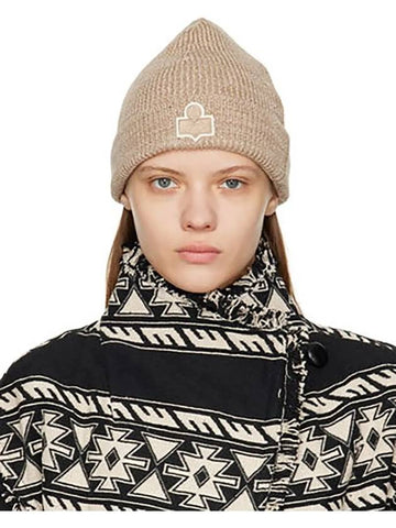 Veil Beanie Beige 22ABE0024 22A045A - ISABEL MARANT - BALAAN 1