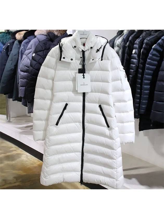 Moka Moka long padded down jacket white 1C51300 - MONCLER - BALAAN 2