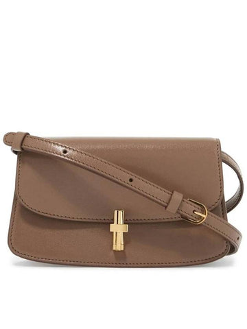 Sofia Leather Small Shoulder Bag Brown - THE ROW - BALAAN 1