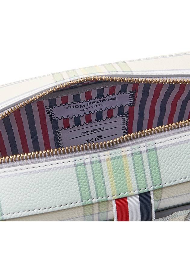 4-bar stripe belt bag light green - THOM BROWNE - BALAAN 10
