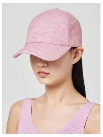 Tweed ball cap baseball pink domestic product GM0023113099430 - JUUN.J - BALAAN 1