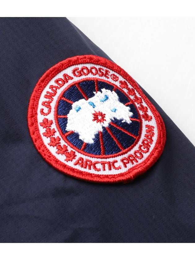 Lodge Down Short Padding Jacket Atlantic Navy - CANADA GOOSE - BALAAN 7