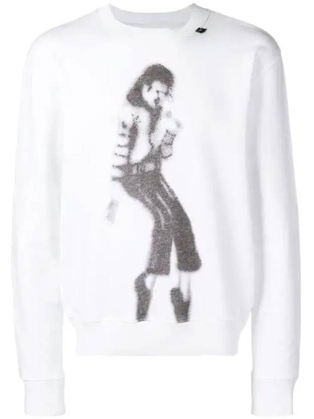 MJ Print Sweatshirt White - OFF WHITE - BALAAN 1