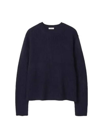 Dylan bag cable knit navy - NOCLE - BALAAN 1