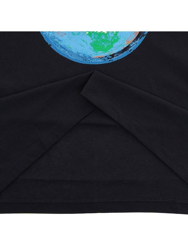 Fantastic Green Sustainable Cotton Short Sleeve T-Shirt Black - MSGM - BALAAN 10