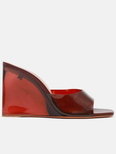 Lupita Glass Wedge Sandal - AMINA MUADDI - BALAAN 1