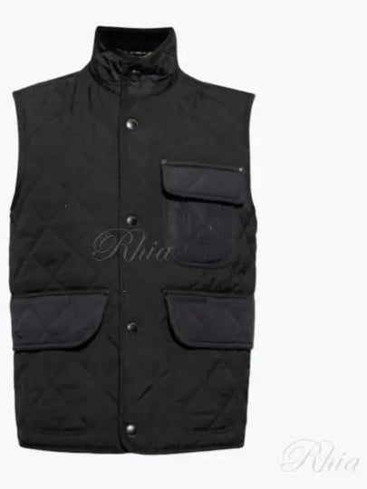 Diamond Quilted Thermoregulated Vest Black - BURBERRY - BALAAN 2