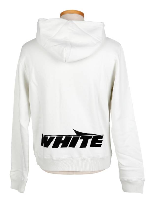 Logo Wing Off Hoodie White - OFF WHITE - BALAAN 4