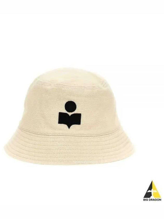 Hailey Embroid Logo Bucket Hat Ecru Black - ISABEL MARANT - BALAAN 2