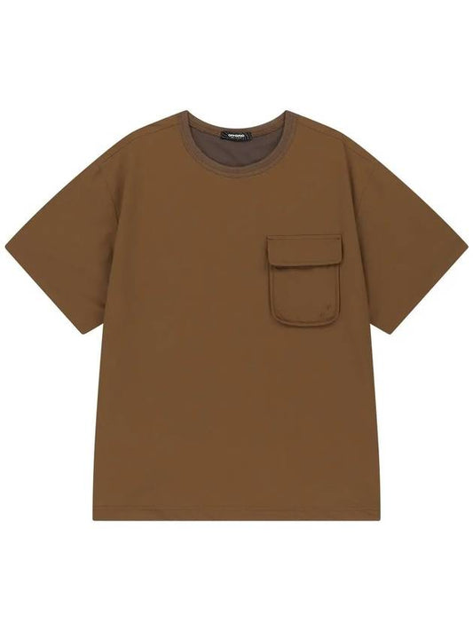 Woven Stretch Round TShirt Brick - OFFGRID - BALAAN 1