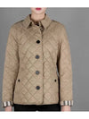 Frankby Quilted Jacket Beige - BURBERRY - BALAAN 2