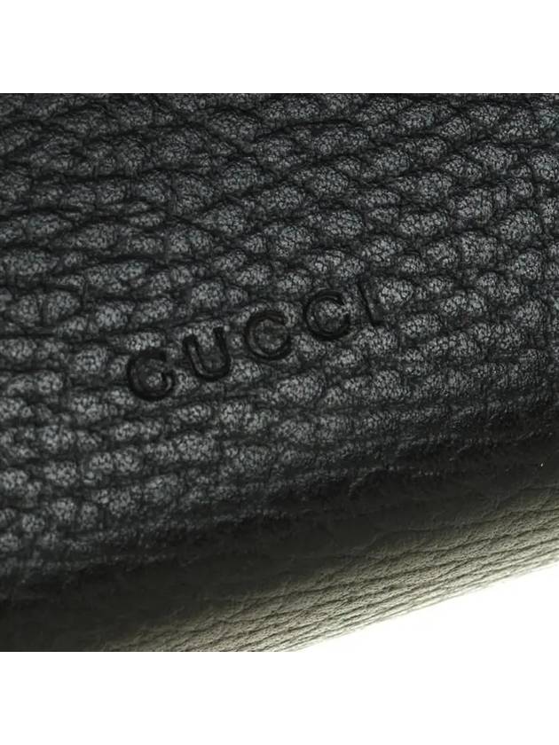 Chain Leather Chain Wallet Black - GUCCI - BALAAN 11