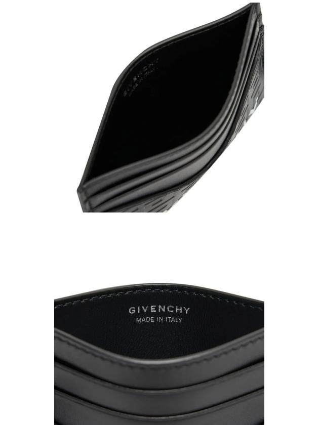 Logo 4G Monogram Card Wallet Black - GIVENCHY - BALAAN 4