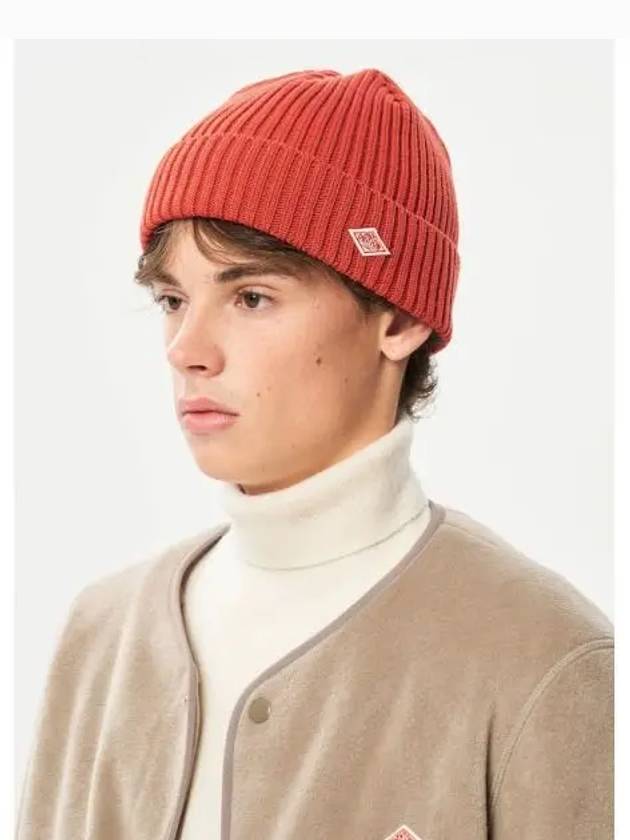 Men s Blg rib knit cap red domestic product GM0023090893255 - DANTON - BALAAN 1