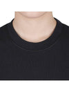 Box Logo Crew Neck Cotton Sweatshirt Black - MSGM - BALAAN 6