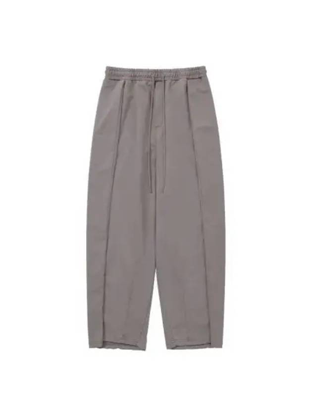 One tuck washed sweatpants dusty beige - AJOBYAJO - BALAAN 1