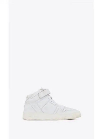 LAX washed leather sneakers 270633 - SAINT LAURENT - BALAAN 1