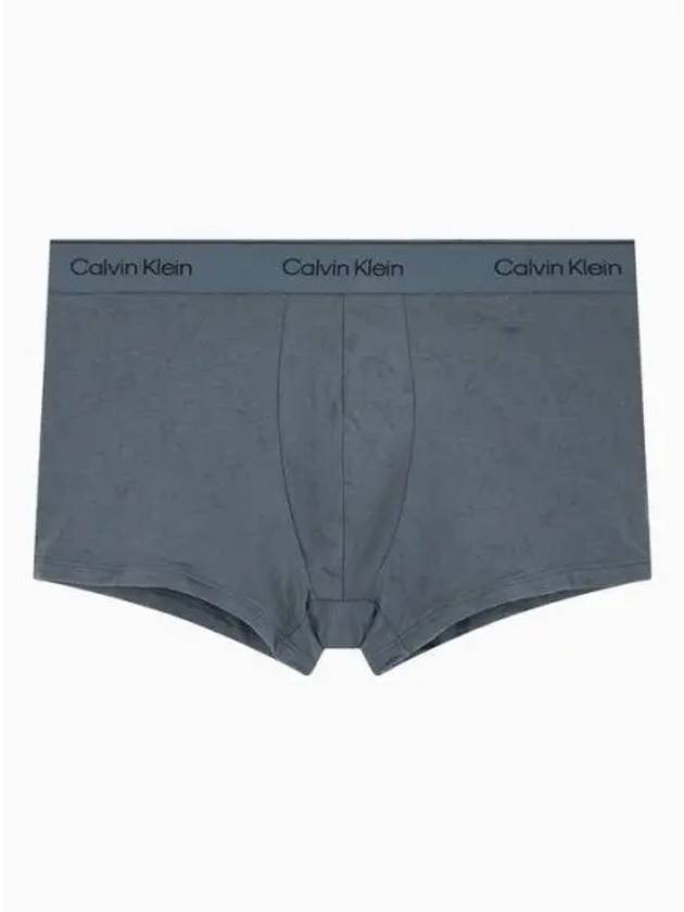 Logo Band Modern Cotton V Day Trunk Briefs Dark Blue - CALVIN KLEIN - BALAAN 2