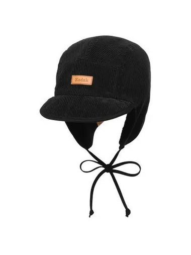 KODAK Corduroy String Trooper Hat BLACK - KODO - BALAAN 1