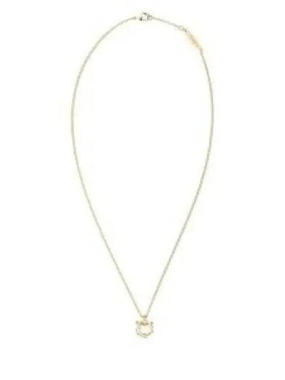 Twisted Gancini Necklace Gold - SALVATORE FERRAGAMO - BALAAN 2