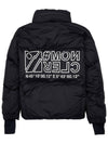 Grenoble Verdons Logo Print Short Down Padding Black - MONCLER - BALAAN 4