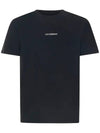 Mini Logo Printing Short Sleeve T-Shirt Black - CP COMPANY - BALAAN 1