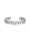 Wide Interlocking G Bracelet Silver - GUCCI - BALAAN 1