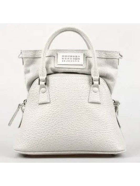 5AC Classique Micro Tote Bag Light Grey - MAISON MARGIELA - BALAAN 2