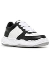 Wayne OG Sole Leather Low Top Sneakers Black White - MAISON MIHARA YASUHIRO - BALAAN 2