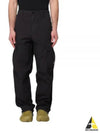 Micro Reps Loose Cargo Straight Pants Black - CP COMPANY - BALAAN 2