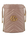 575163 GG Marmont mini bucket cross bag33628K 1 - GUCCI - BALAAN 1