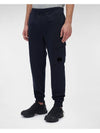 Men's Lens Cargo Pocket Track Pants Black - CP COMPANY - BALAAN 3