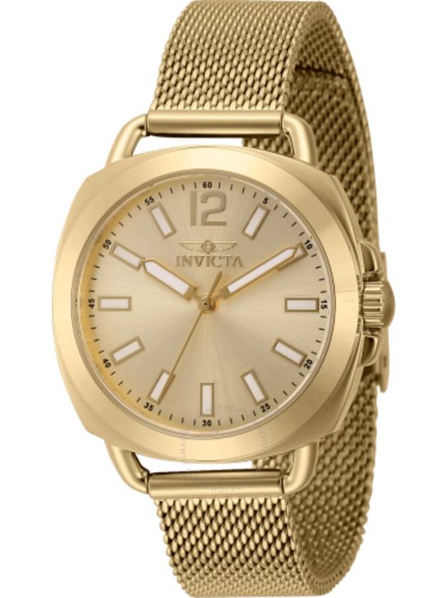 Invicta Wildflower Quartz Gold Dial Ladies Watch 46338 - INVICTA - BALAAN 1