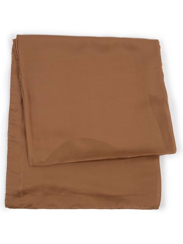 Cassandre Square Silk Scarf Ochre - SAINT LAURENT - BALAAN 2