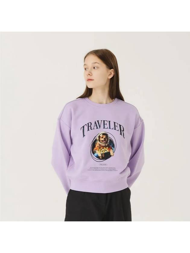 Brushed Options Space Traveler Puppy Sweat Shirts LAVENDER - LE SOLEIL MATINEE - BALAAN 3