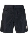 Swim Shorts Black - MONCLER - BALAAN.