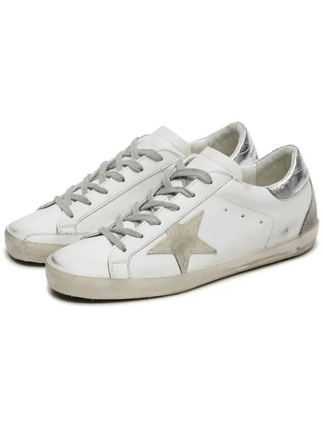 Superstar Silver Tab Low Top Sneakers White - GOLDEN GOOSE - BALAAN 4