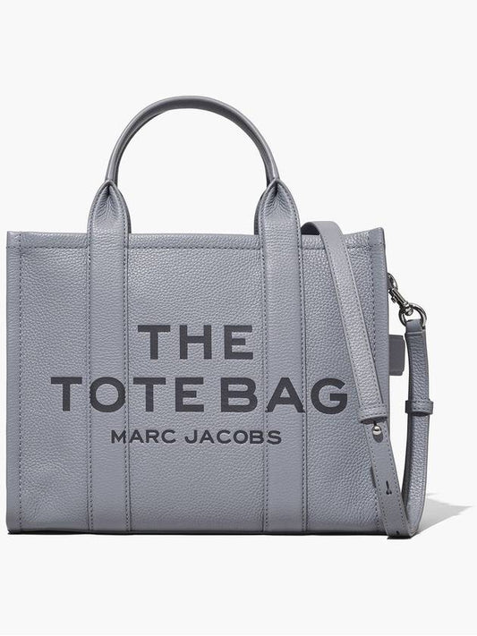 The Tote Medium Small Leather Tote Bag Gray - MARC JACOBS - BALAAN 2