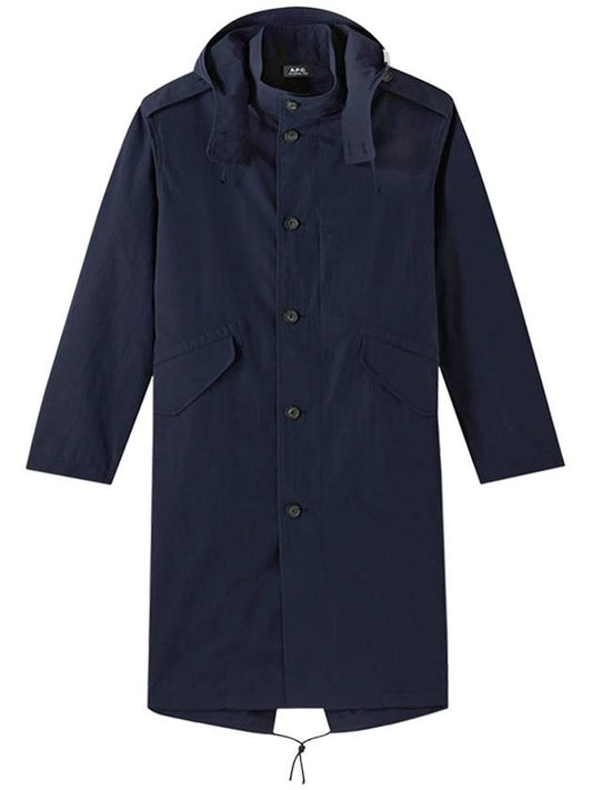 Men's Antony Long Jacket Navy - A.P.C. - BALAAN 2