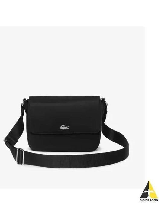 Women s Easy IZZIE Flap Wrap Crossbody Bag Black - LACOSTE - BALAAN 1