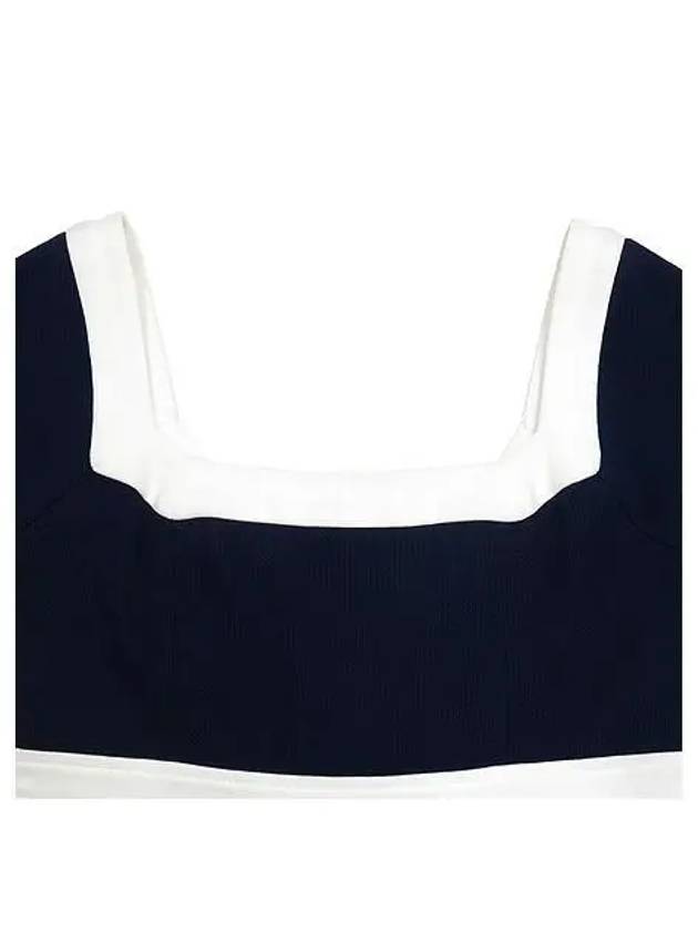 Navy color sleeveless dress - DIANE VON FURSTENBERG - BALAAN 2