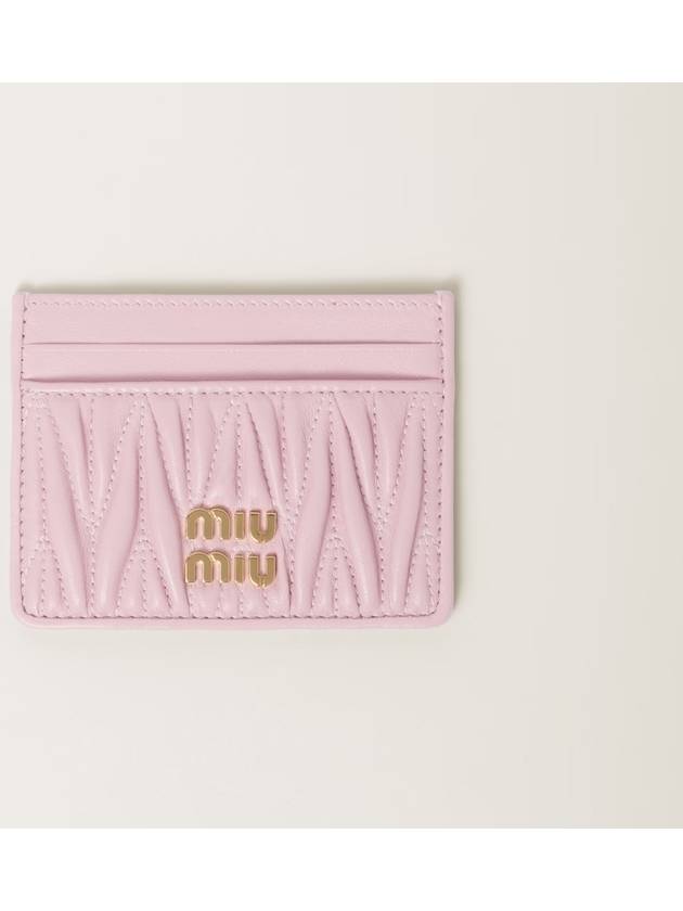 Materasse Nappa Leather Card Wallet Alabaster Pink - MIU MIU - BALAAN 2