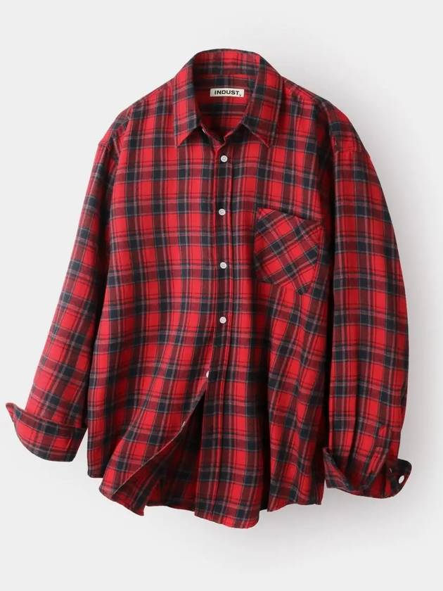 Brits Check Shirt Red - INDUST - BALAAN 3