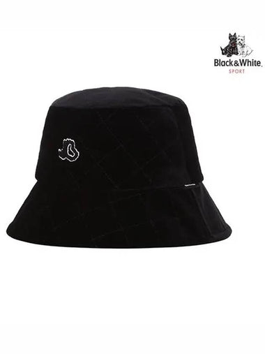 Quilted Bucket Hat 8603LXAHBLACK - BLACK&WHITE - BALAAN 1